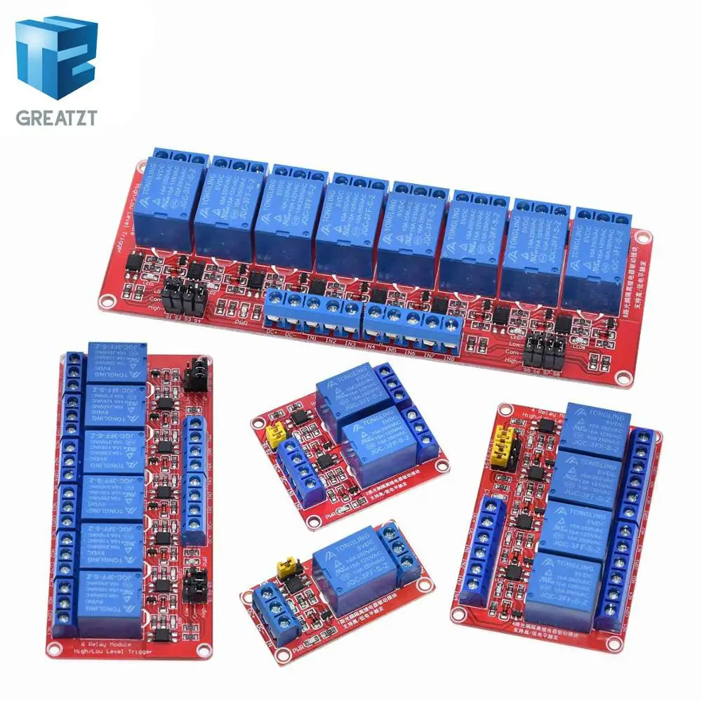 Релейный модуль детей 1 года 2 4 6 8 каналов 5V 12V релейный щит с опора для оптопары