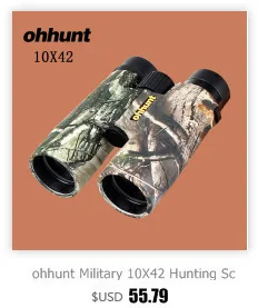 Ohhunt A1 10X50 Охота бинокль широкоугольный Fogproof телескоп мощный яркий оптика для кемпинга смотреть Футбол пеший Туризм