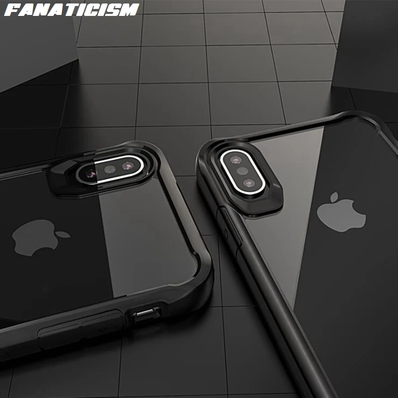 Чехол для samsung Galaxy S8, S9 Plus, Note 8, 9, антидетонационный, мягкая силиконовая рамка, бампер, жесткий пластик, акриловый прозрачный чехол