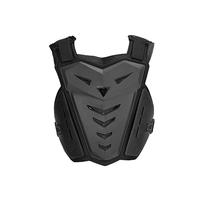 Black GHOST RACING мотоциклетная куртка мотоциклетная Броня Защита груди Задняя поддержка мотокросса внедорожная гоночная Защитная Экипировка безопасность - Цвет: Black