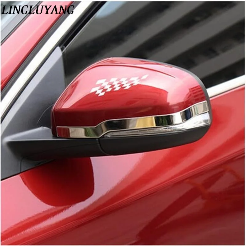 

car styling rear view mirror decoration for volvo s60 side mirror car accessories anti-rub atrip decorative light strip