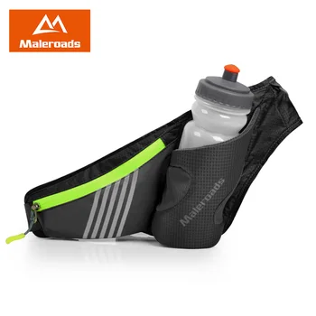 

Free Gift-Bottle ! High Quality Running waist pack bottle waist bag Waterproof Outdoor Portable Cycling bag men women Belt Bag