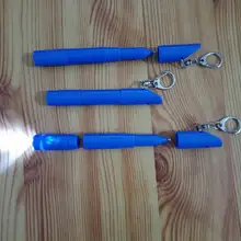 Фирменная Новинка 4 в 1 Многофункциональные Канцелярские Принадлежности для творчества ручка свисток светодиодный фонарик шариковая ручка принадлежности для учебы случайный цвет