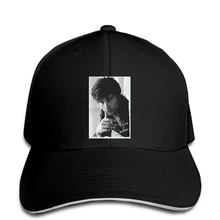 Забавная Белая Мужская бейсболка шапка черного Ален Делон Для Мужчин's Для мужчин Бейсбол колпачок для крышки Для женщин солнцезащитный козырек