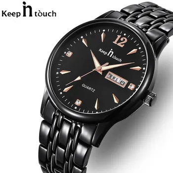 

New Luxury Brand Men's Watches Business Date Quartz Watch Men Montre Homme Stainless Steel Male Clock Relojes erkek kol saati