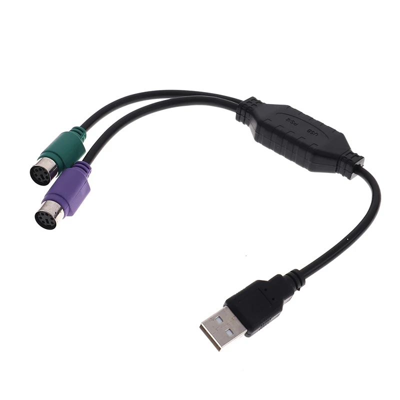 31 см USB к PS/2 переходник для кабеля конвертер мыши клавиатуры Адаптер разъема