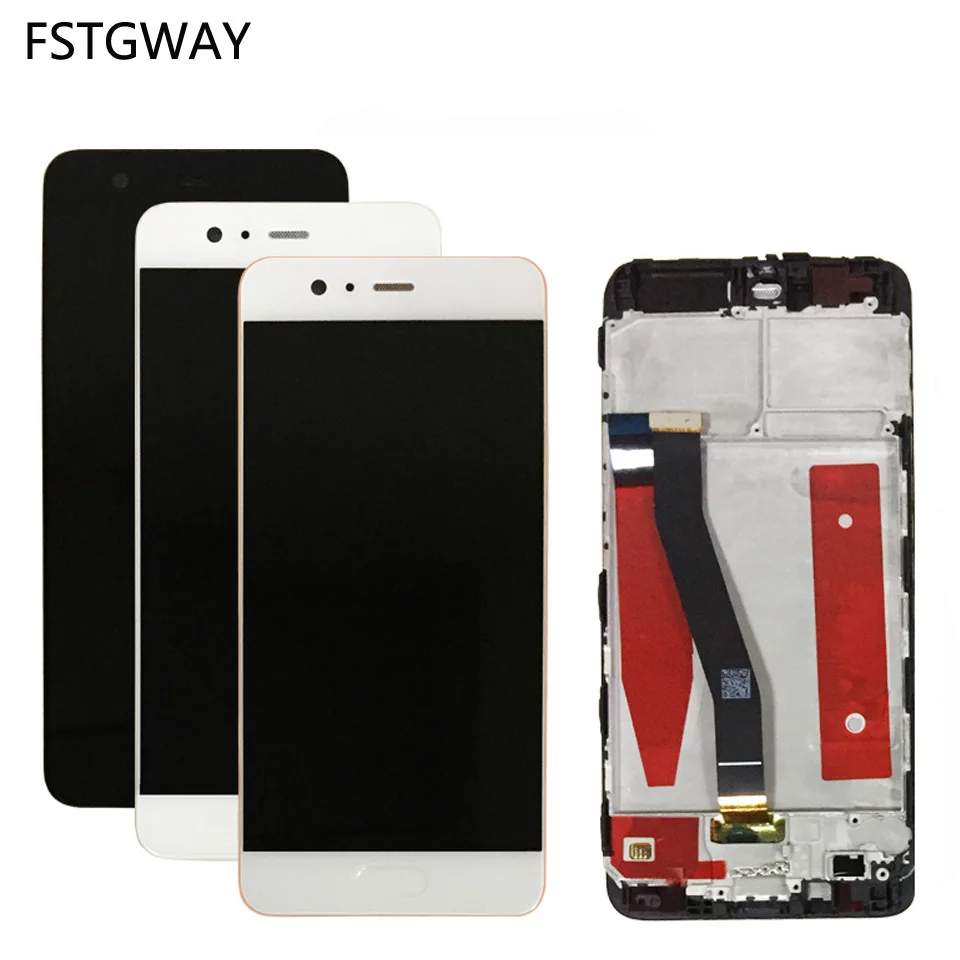 

For Huawei P10 LCD Display + Touch Screen Digitizer +Frame Assembly Replacement For VTR-AL00 VTR-L09 VTR-L29 VTR-TL00