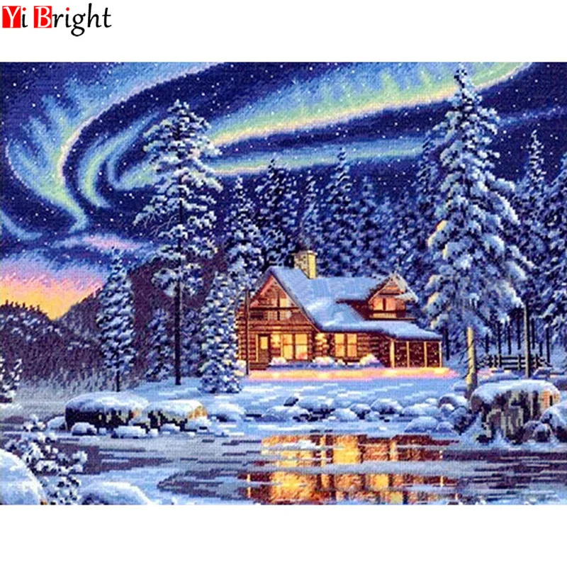 

NEW Scenic Diamond Embroidery Cross Stitch Handicraft 5D Diamond Mosaic Summer Landscape Rhinestones Embroidery Painting Set XY1