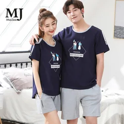2019 Sale Sleepwear X0015 Maijee Couple Pajamas Summer For Women Cotton Short-sleeved Suit Nuisette Femme De Nuit Male Sleepw 2019 Sale Sleepwear X0015 Maijee Couple Pajamas Summer For Women Cotton Short-sleeved Suit Nuisette Femme De Nuit Male Sleepw