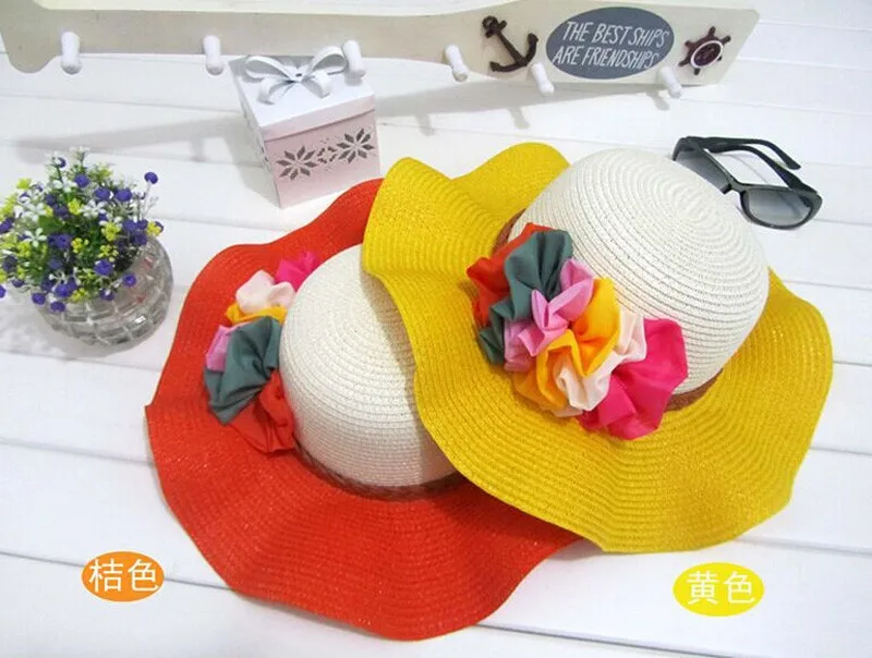Бесплатная Доставка 1 шт. Новый южнокорейский Корейская версия лотоса Защита от Солнца шляпа женские шапки летние соломенная шляпа