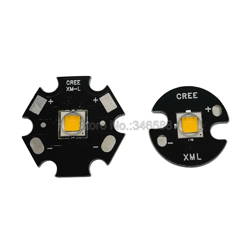 1x Cree XLamp XML2 XM-L2 T6 холодный белый нейтральный белый теплый белый королевский синий 10 Вт Высокая мощность светодиодный излучатель бисера 16 мм 20 мм Черный PCB