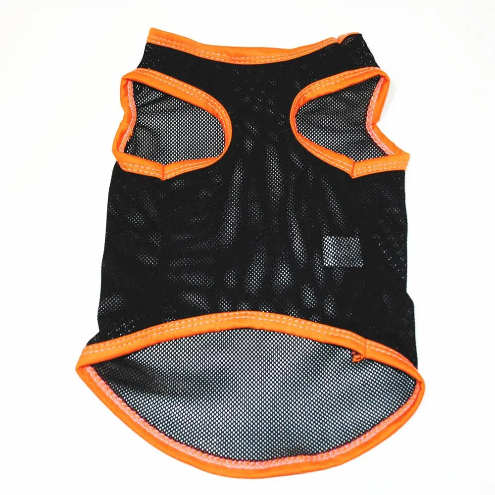 Summer Dog Clothes Breathable Mesh Puppy Printed Shirts Pet Dog Clothes Soft T shirt Cat Vests for Small Pets Chihuahua