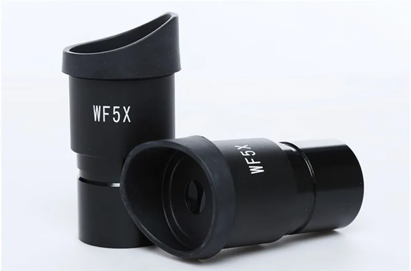 

2 PCS Stereo Microscope Eyepiece 30.5mm Mounting 5X Wide Angle Eyepiece with Eyecups