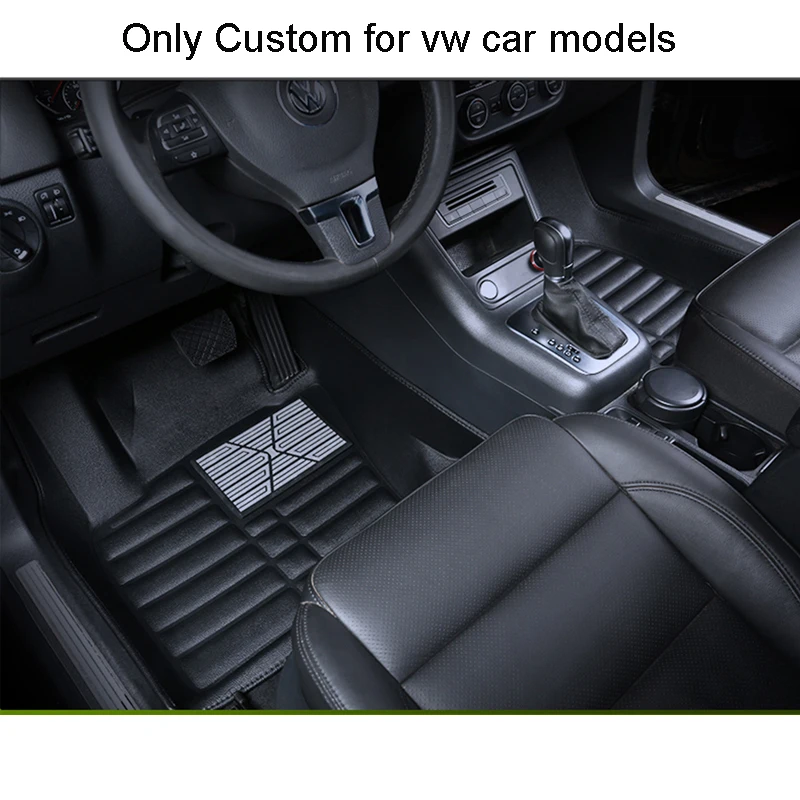 Yuzhe пользовательские автомобильные коврики для Volkswagen vw Golf Polo тигуан Жук Бора Magotan кожаные 3d коврики грузовые коврики вкладыши