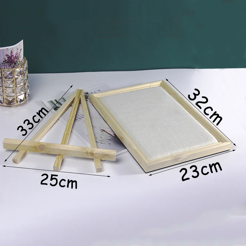  JEWPAC New Big Photo Frame Ear Earrings Display Stand Holder For Brooch Eardrop Dangler Display Tra
