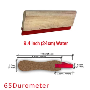 

9.6 inch(24cm) water squeegee 65 durometer based screen printing ink