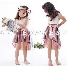 Baby Girls Toddler Kids Princess Dress Party Lace Beach Dresses