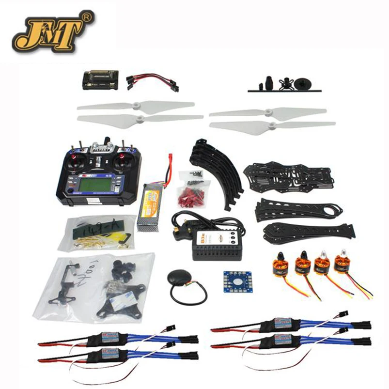 

JMT Full Set DIY RC Drone Quadrocopter X4M380L Frame Kit APM 2.8 Gimbal TX