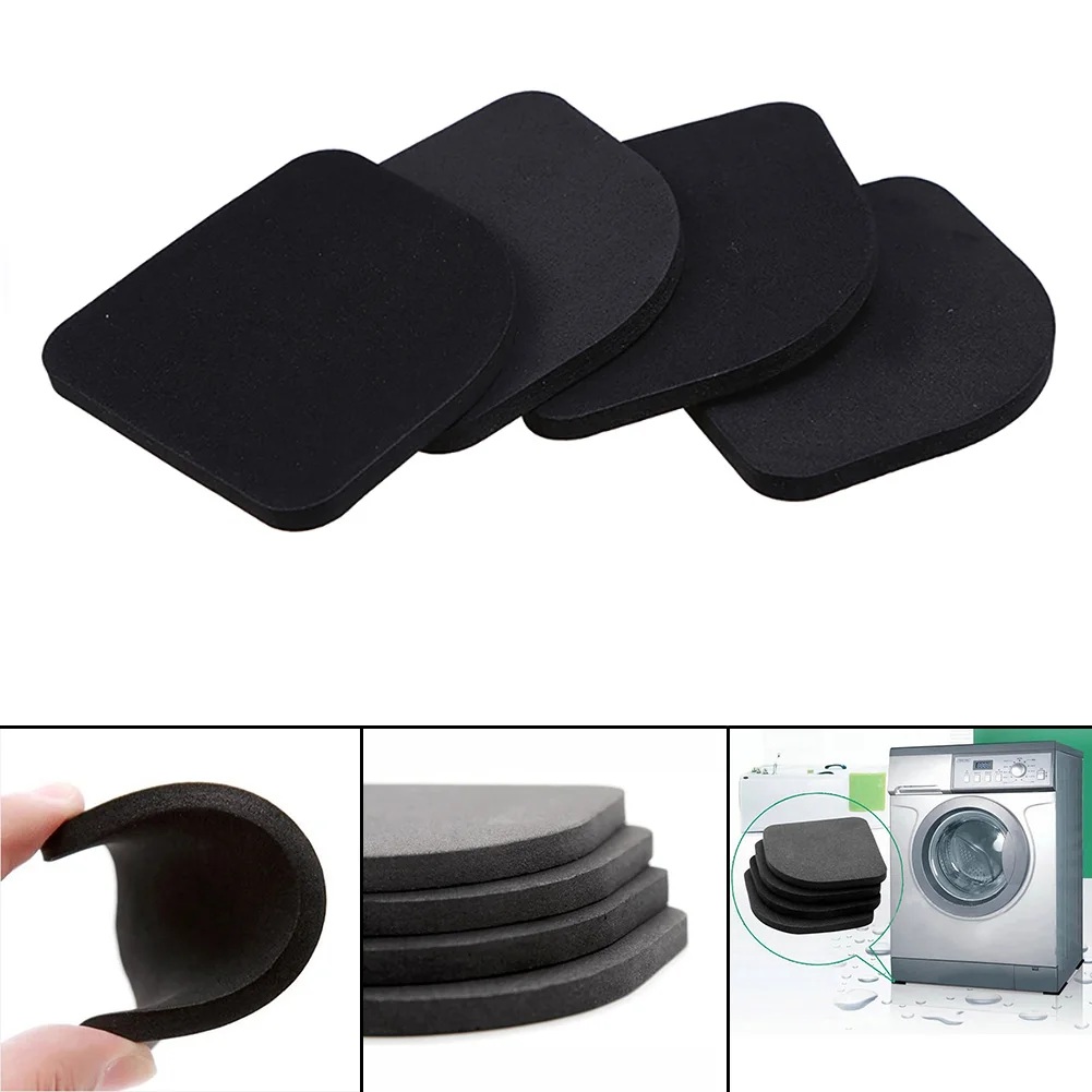 4Pcs/set Non-slip Refrigerator Anti-vibration Pad Mat Washing Machine Shock Pad Mats Bathroom Accessories 4Pcs/set Non-slip Refrigerator Anti-vibration Pad Mat Washing Machine Shock Pad Mats Bathroom Accessories