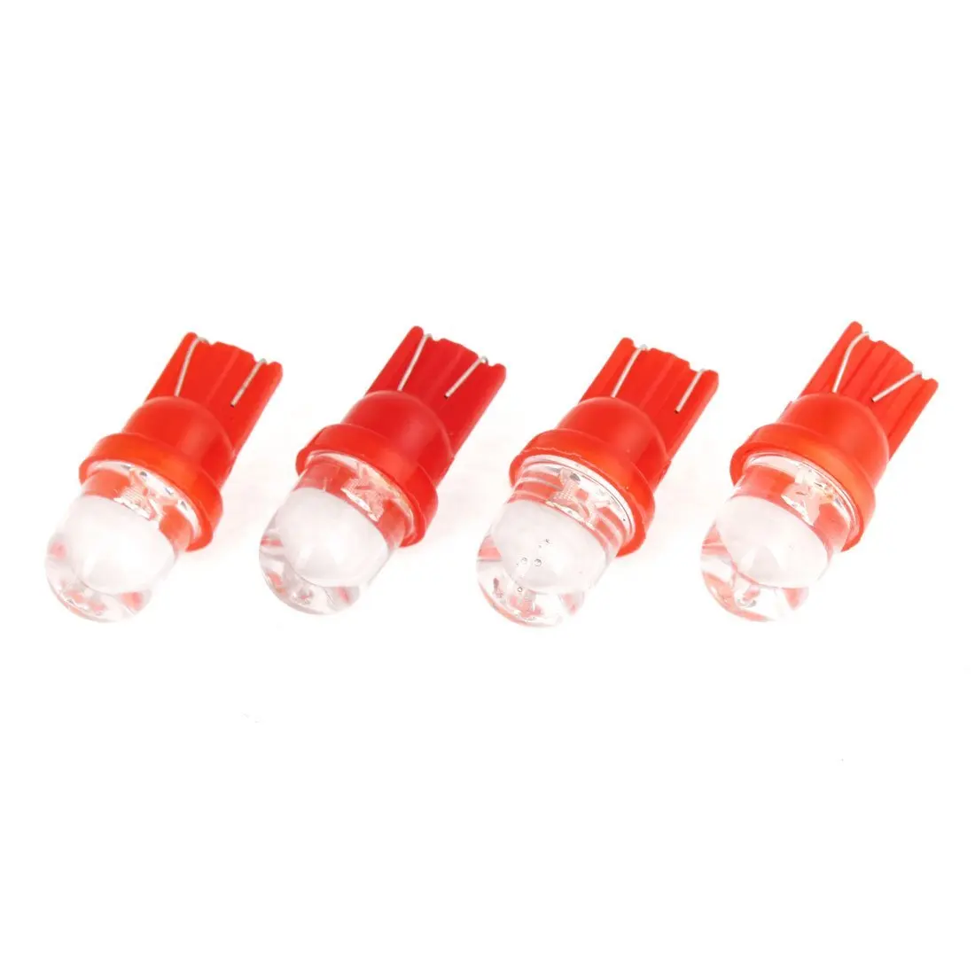 4 Pcs 12VDC T10 Red LED Car Auto Dashboard Dash Lights Lamp Bulbsin