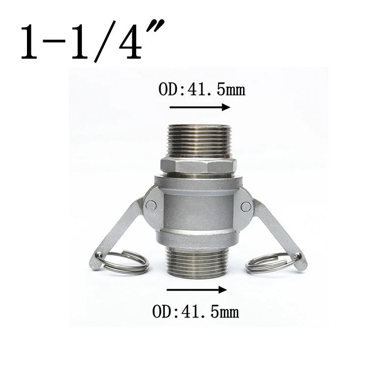 1/" 3/4" " 1-1/4" 1-1/" с британской конической трубной наружной резьбой 304 из нержавеющей стали B+ F ТИПА Camlock поворотный проходной фитинг адаптер насоса для Homebrew - Цвет: NO4