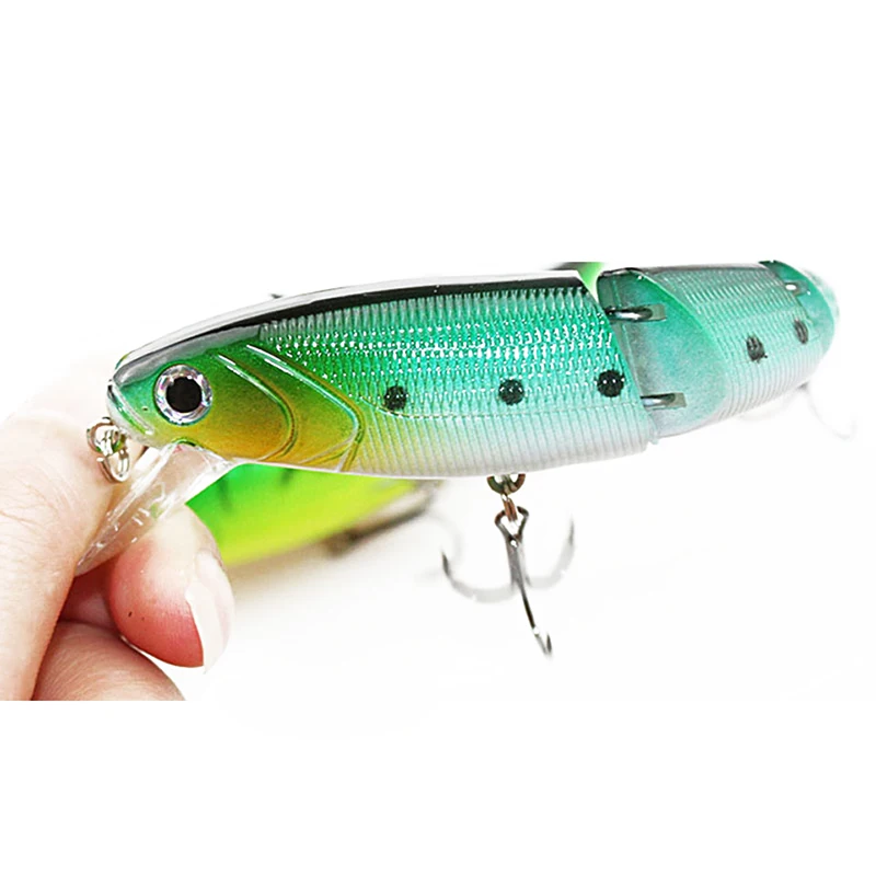 1 шт. сочлененной рыболовные приманки 10 5 см/15 г Minnow пластиковые Искусственный