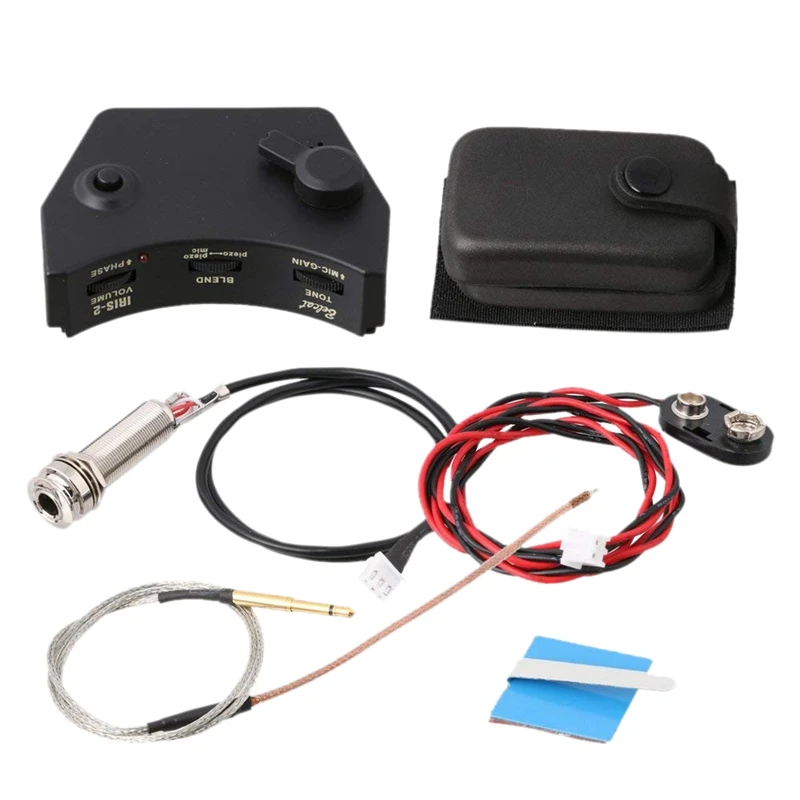Belcat IRIS-2 Sound Hole Control Preamp Guitar Pickup Piezo System for Acoustic Folk | Спорт и развлечения
