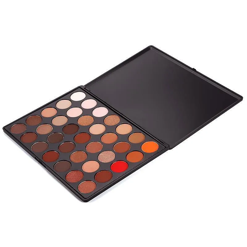 35 теплых теней для век нейтрального цвета водостойкие матовые блестящие