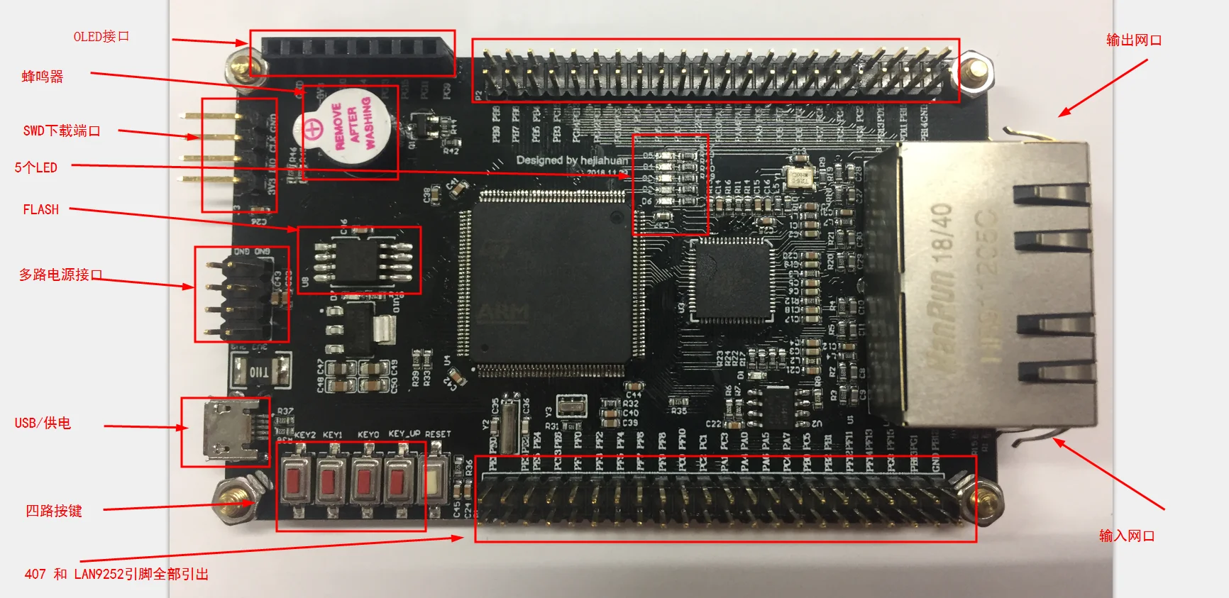 EtherCAT/LAN9252/STM32F407/CANOPEN/CIA402/макетная доска/обучающая доска