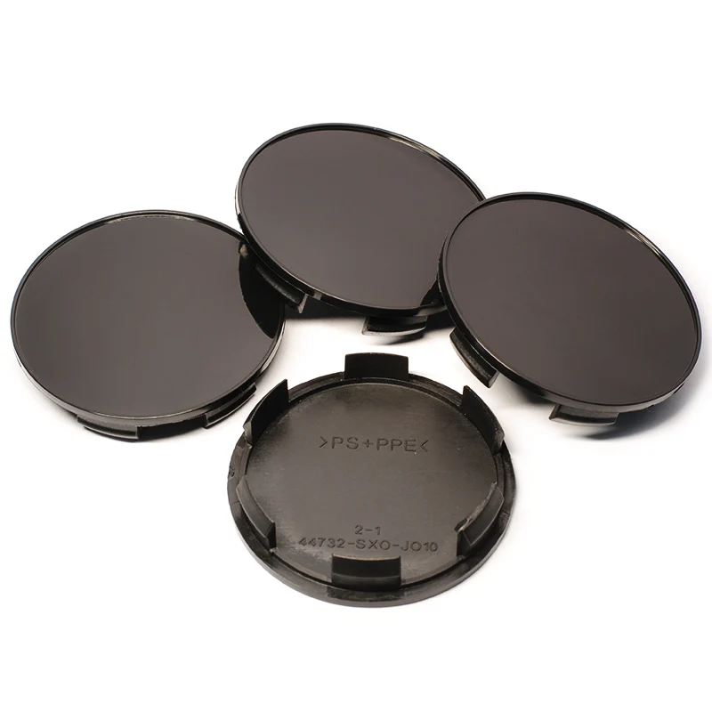 69mm Fit 70mm Flat Car Hub Cap Rim Hubcap Cover Car Wheel Center Caps 4pcs for Honda Accord City Civic HR-V CRV Refit Repair wheel center caps wheel center hub cap sticker