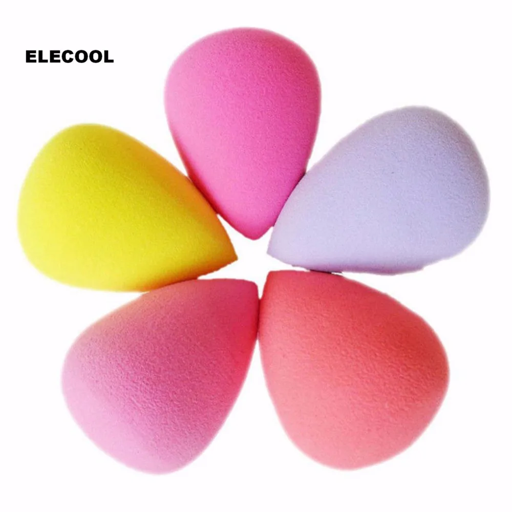 ELECOOL 1 шт. губка для основы макияжа косметическая в форме капли воды/тыквы