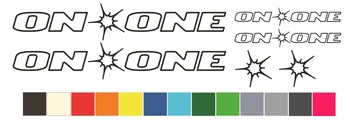 

For 1Set On One Replacement Mountain Bike Frame Vinyl Decals Stickers MTB Car Styling