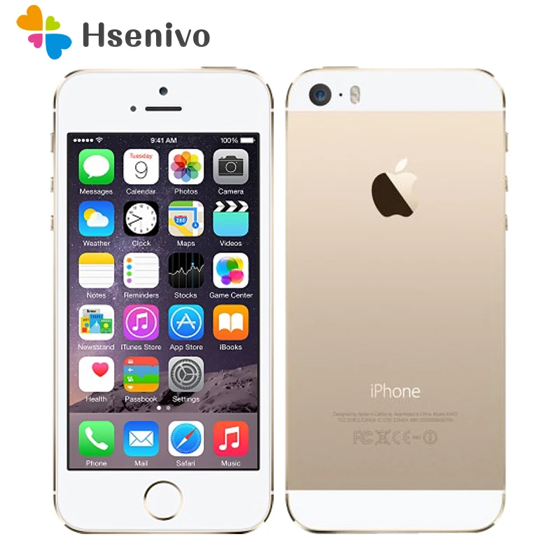 Apple iPhone 5S,, сотовые телефоны, двухъядерный, " ips, б/у телефон, 8MP, 1080 P, смартфон, gps, iPhone5s, разблокированный телефон, отремонтированный