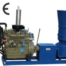 55 л. с. дизельный двигатель 400 плоского высечки корма для животных станок для производства пеллет, деревянный станок для производства пеллет