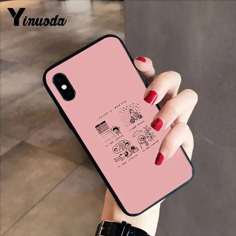 Set of pink background graffiti stick figure text