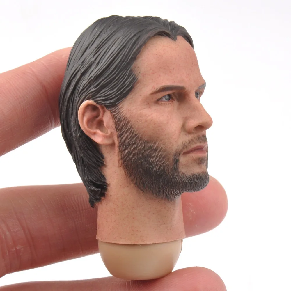 1/6 Keanu Ривз Мужская голова игрушка убийца Джон фитиль голова Лепка F 12 ''HT тело