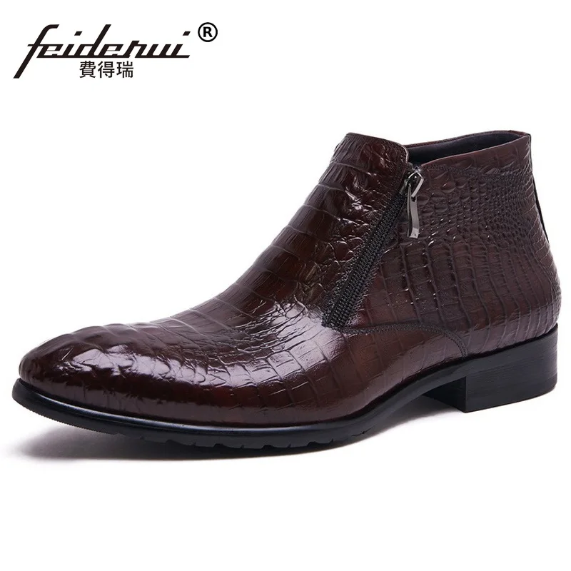 crocodile men boots