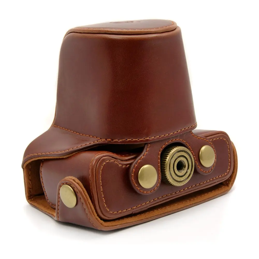 Professional for Pentax Q/Q10 camera case 8.5mm 5 15mm lens PU Leather