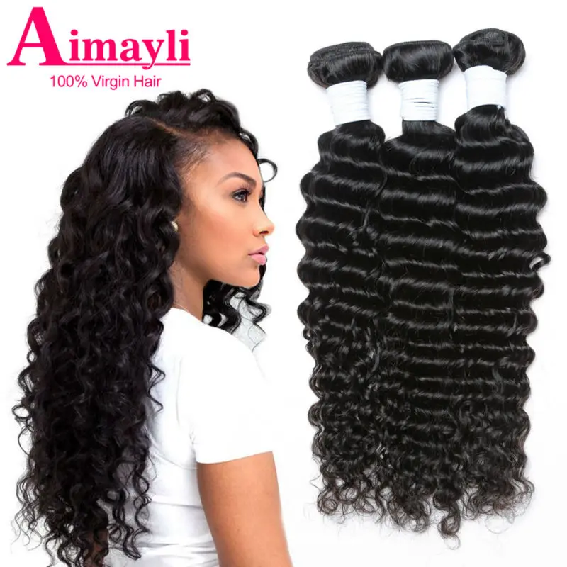 Beauty Brazilian Deep Wave Hair Grade 7a Unprocessed Virgin Hair 4