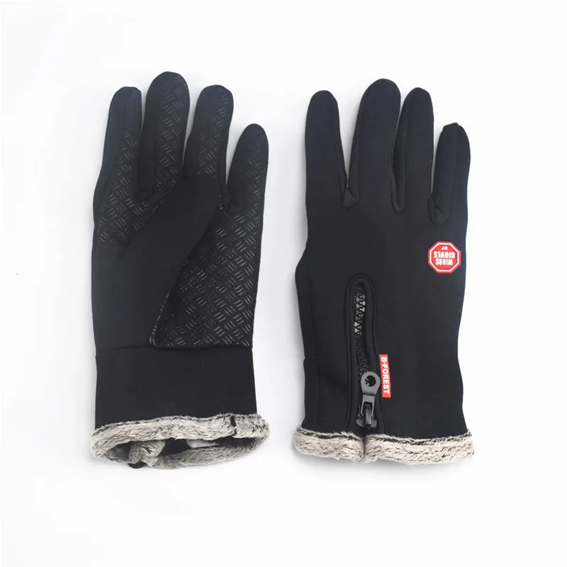 Зимние теплые флисовые ветрозащитные лыжные перчатки для спорта на открытом воздухе удобные мужские и женские перчатки для сноуборда и катания на лыжах мотоциклетные перчатки для верховой езды