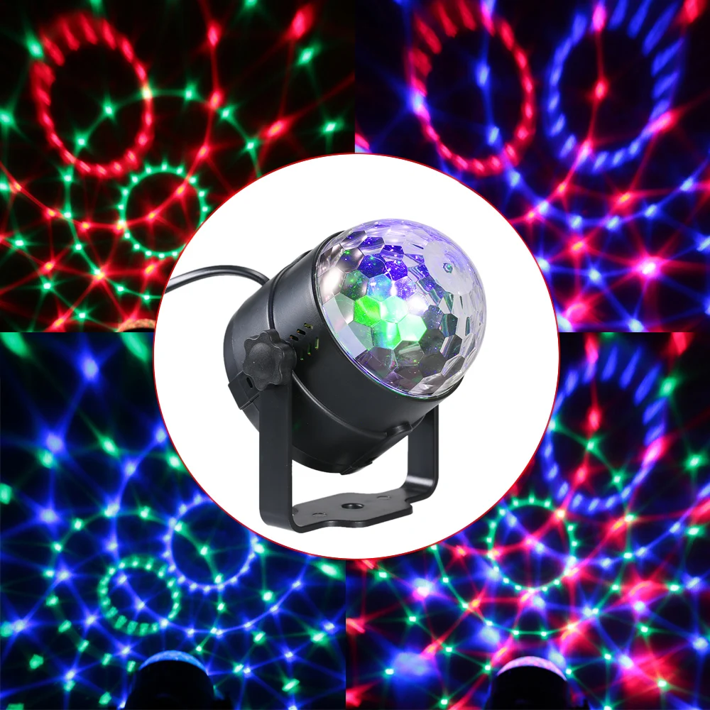 3 Вт Rgb сценический Свет лазерный проектор пульт дистанционного светодио дный управления Мини СВЕТОДИОДНЫЙ Магический шар лампа