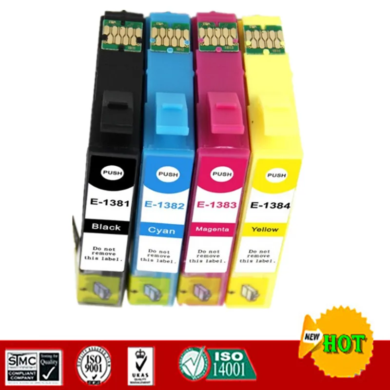 

Compatible ink cartridge for T1381 T1381- T1384 suit for Epson TX235W TX420W TX430W WF-60/320/325/525 ,TX320F/TX325F etc