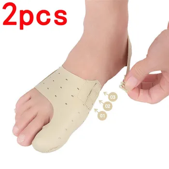 

1Pair soft breathable Elastic Bunion Corrector Day and Night Wearable Big Toe Separator Breathable Hallux Valgus Straightener