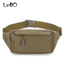 LUCDO мужская повседневная многофункциональная уличная поясная сумка Классическая камуфляжная поясная Сумка водонепроницаемая сумка на ремне