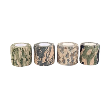 

1pc 5cmx4.5 Stretched Jungle Camo Stealth Wrap Hunting Camouflage Tape Adhesive Duct Waterproof Camo Stealth Tape