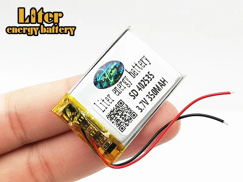 3 7 V полимерная литиевая батарея 402535 350Mah литий ионная аккумуляторная для GPS