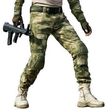 

Military Tactical Pants SWAT Army Frog Pants Camouflage Cargo Pants Knee Pads Men Pantalon Navy SEAL Work Trouser Hunter Trouser