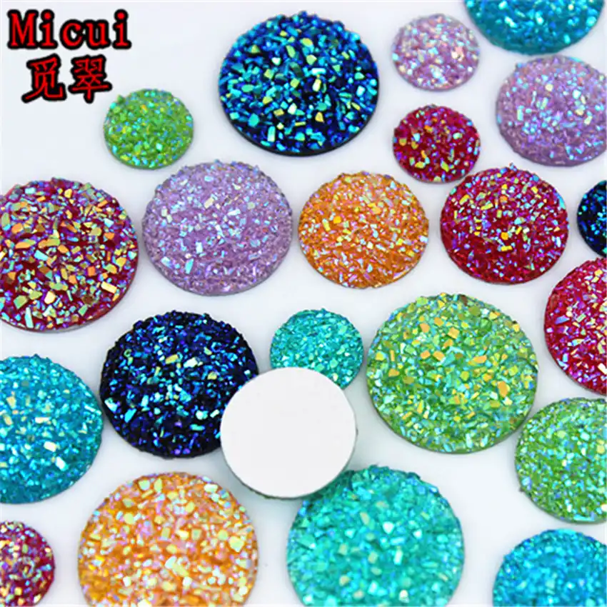50-100Pcs 4*15mm Bling Crystal Clear Resin Cabochon Acryl Wedding Decorae Crafts
