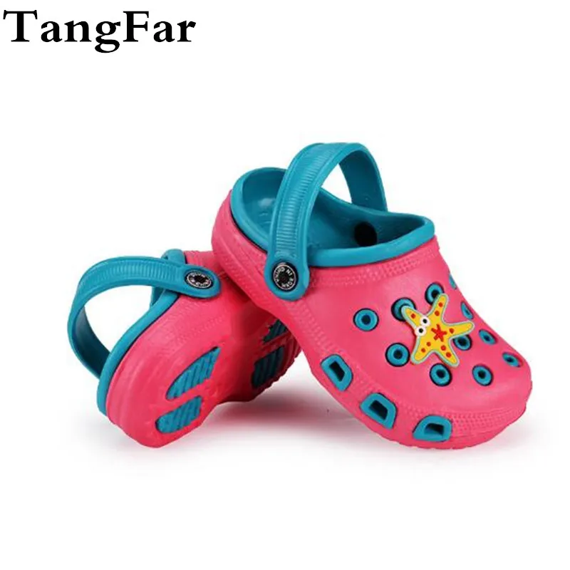 

Children Slippers Cute Cartoon PVC Beach Sandal For Baby Toddler Anti-skid Causal Shoes Home Sandal