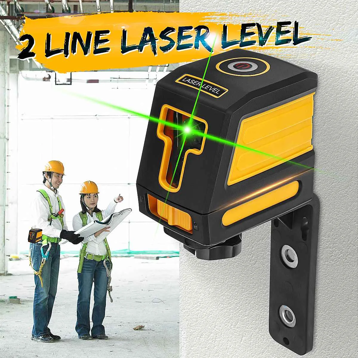 

Mini Laser Levels 2 Line Green Laser Self Leveling 360 Rotary Measure Cross Horizontal & Vertical Stability Measurement